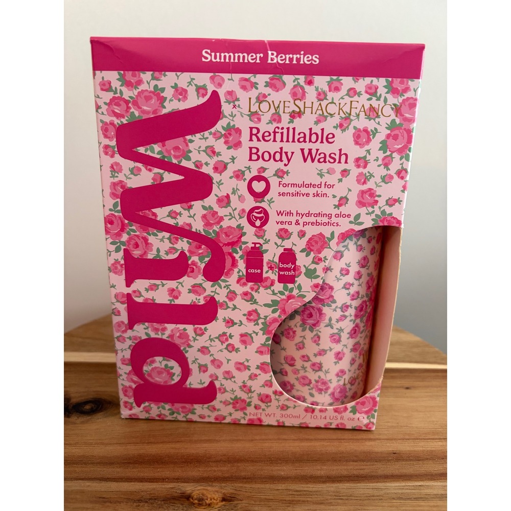 Wild LoveShackFancy X Target Summer Berries Refillable Body Wash NEW